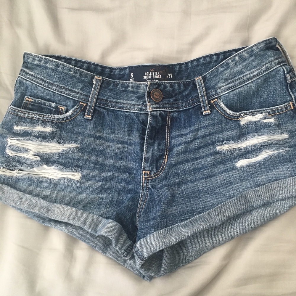 Hollister jean shorts
